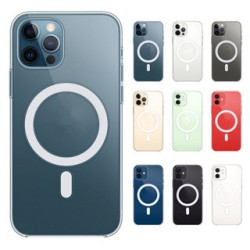 Ultra Clear Built-in Magnetic Circle Soft Casing Magsafe Phone Case for IPhone 14