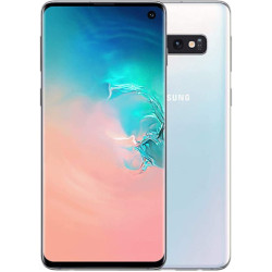 Samsung Galaxy S10, 128GB, Prism White - Unlocked (Renewed)